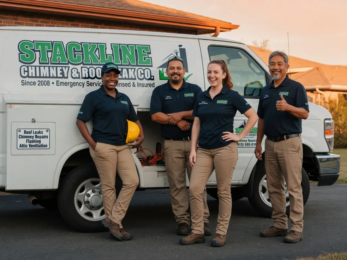 Chimney flashing repair company in Morton, PA